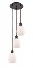  113B-3P-OB-G81 - Eaton - 3 Light - 12 inch - Oil Rubbed Bronze - Cord Hung - Multi Pendant