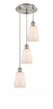 Innovations Lighting 113B-3P-SN-G391 - Ellery - 3 Light - 12 inch - Brushed Satin Nickel - Cord Hung - Multi Pendant