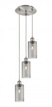 Innovations Lighting 113B-3P-SN-G434-7SM - Crown Point - 3 Light - 13 inch - Brushed Satin Nickel - Multi Pendant