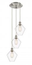  113B-3P-SN-G652-8 - Cindyrella - 3 Light - 15 inch - Brushed Satin Nickel - Cord Hung - Multi Pendant