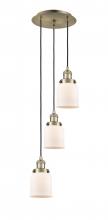 Innovations Lighting 113F-3P-AB-G51 - Cone - 3 Light - 12 inch - Antique Brass - Cord hung - Multi Pendant