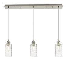 Innovations Lighting 123B-3P-SN-G434-7DE - Crown Point - 3 Light - 37 inch - Brushed Satin Nickel - Linear Pendant