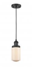 Innovations Lighting 201C-BK-G311 - Dover - 1 Light - 5 inch - Matte Black - Cord hung - Mini Pendant