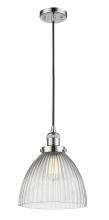  201C-PC-G222 - Seneca Falls - 1 Light - 10 inch - Polished Chrome - Cord hung - Mini Pendant