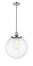 Innovations Lighting 201C-PN-G202-14 - Beacon - 1 Light - 14 inch - Polished Nickel - Cord hung - Mini Pendant