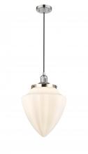 Innovations Lighting 201C-PN-G661-12 - Bullet - 1 Light - 12 inch - Polished Nickel - Cord hung - Mini Pendant