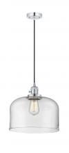 Innovations Lighting 201CSW-PC-G72-L - Bell - 1 Light - 12 inch - Polished Chrome - Cord hung - Mini Pendant