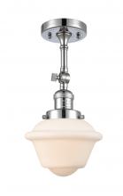 Innovations Lighting 201F-PC-G531 - Oxford - 1 Light - 7 inch - Polished Chrome - Semi-Flush Mount