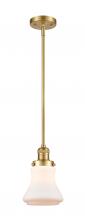 Innovations Lighting 201S-SG-G191 - Bellmont - 1 Light - 7 inch - Satin Gold - Stem Hung - Mini Pendant