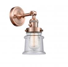 Innovations Lighting 203SW-AC-G184S - Canton - 1 Light - 5 inch - Antique Copper - Sconce