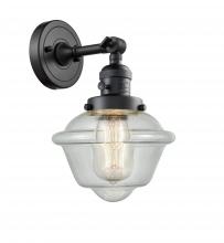 Innovations Lighting 203SW-BK-G534-LED - Oxford - 1 Light - 8 inch - Matte Black - Sconce