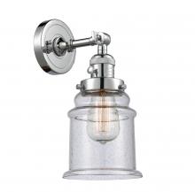 Innovations Lighting 203SW-PC-G184 - Canton - 1 Light - 7 inch - Polished Chrome - Sconce