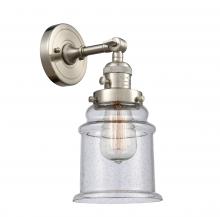 Innovations Lighting 203SW-SN-G184 - Canton - 1 Light - 7 inch - Brushed Satin Nickel - Sconce