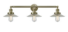  205-AB-G2 - Halophane - 3 Light - 33 inch - Antique Brass - Bath Vanity Light