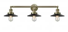 Innovations Lighting 205-AB-M6 - Railroad - 3 Light - 32 inch - Antique Brass - Bath Vanity Light