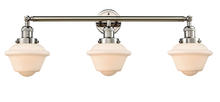  205-PN-G531 - Oxford - 3 Light - 34 inch - Polished Nickel - Bath Vanity Light