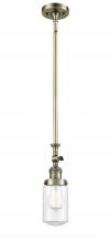  206-AB-G312 - Dover - 1 Light - 5 inch - Antique Brass - Stem Hung - Mini Pendant