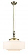  206-AB-G691-16 - Bridgeton - 1 Light - 16 inch - Antique Brass - Stem Hung - Mini Pendant