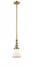  206-BB-G191 - Bellmont - 1 Light - 6 inch - Brushed Brass - Stem Hung - Mini Pendant