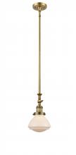 Innovations Lighting 206-BB-G321 - Olean - 1 Light - 7 inch - Brushed Brass - Stem Hung - Mini Pendant