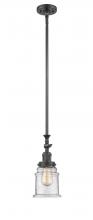  206-OB-G184 - Canton - 1 Light - 6 inch - Oil Rubbed Bronze - Stem Hung - Mini Pendant