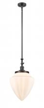 Innovations Lighting 206-OB-G661-12 - Bullet - 1 Light - 12 inch - Oil Rubbed Bronze - Stem Hung - Mini Pendant