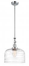 Innovations Lighting 206-PC-G713-L - Bell - 1 Light - 12 inch - Polished Chrome - Stem Hung - Mini Pendant