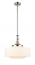  206-PN-G691-16 - Bridgeton - 1 Light - 16 inch - Polished Nickel - Stem Hung - Mini Pendant