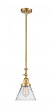 Innovations Lighting 206-SG-G42 - Cone - 1 Light - 8 inch - Satin Gold - Stem Hung - Mini Pendant