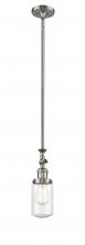 Innovations Lighting 206-SN-G314 - Dover - 1 Light - 5 inch - Brushed Satin Nickel - Stem Hung - Mini Pendant