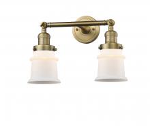  208-BB-G181S - Canton - 2 Light - 17 inch - Brushed Brass - Bath Vanity Light