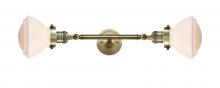 Innovations Lighting 208L-AB-G321 - Olean - 2 Light - 7 inch - Antique Brass - Bath Vanity Light