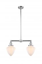  209-PC-G661-7 - Bullet - 2 Light - 24 inch - Polished Chrome - Stem Hung - Island Light