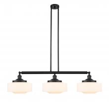  213-BK-G691-12 - Bridgeton - 3 Light - 44 inch - Matte Black - Stem Hung - Island Light