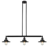 Innovations Lighting 213-OB-M5 - Railroad - 3 Light - 41 inch - Oil Rubbed Bronze - Stem Hung - Island Light