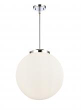 Innovations Lighting 221-3S-PC-G201-16-LED - Beacon - 3 Light - 16 inch - Polished Chrome - Cord hung - Pendant