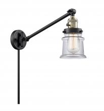 Innovations Lighting 237-BAB-G182S - Canton - 1 Light - 8 inch - Black Antique Brass - Swing Arm