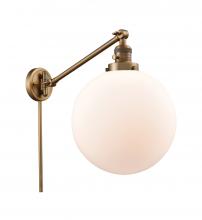 Innovations Lighting 237-BB-G201-12 - Beacon - 1 Light - 12 inch - Brushed Brass - Swing Arm