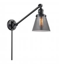 Innovations Lighting 237-BK-G63 - Cone - 1 Light - 8 inch - Matte Black - Swing Arm