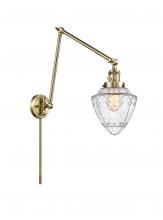  238-AB-G664-7 - Bullet - 1 Light - 7 inch - Antique Brass - Swing Arm