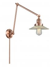  238-AC-G2 - Halophane - 1 Light - 9 inch - Antique Copper - Swing Arm