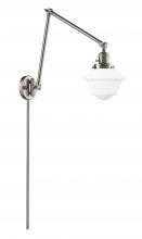 Innovations Lighting 238-SN-G531-LED - Oxford - 1 Light - 8 inch - Brushed Satin Nickel - Swing Arm