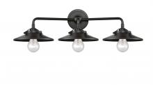  284-3W-OB-M5-OB - Railroad - 3 Light - 26 inch - Oil Rubbed Bronze - Bath Vanity Light