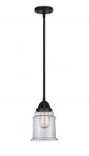 Innovations Lighting 288-1S-BK-G182-LED - Canton - 1 Light - 6 inch - Matte Black - Cord hung - Mini Pendant