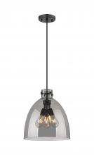 Innovations Lighting 410-3PL-BK-G412-16SM - Newton Bell - 3 Light - 16 inch - Matte Black - Cord hung - Pendant