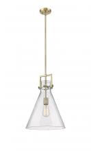 Innovations Lighting 411-1SL-BB-G410-14SDY - Newton Sphere - 1 Light - 14 inch - Brushed Brass - Pendant