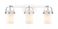 Innovations Lighting 423-3W-PC-G423-7WH - Pilaster - 3 Light - 24 inch - Polished Chrome - Bath Vanity Light