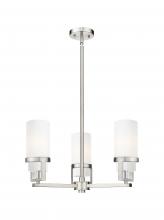 Innovations Lighting 426-3CR-SN-G426-8WH - Utopia - 3 Light - 22 inch - Satin Nickel - Pendant