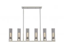 Innovations Lighting 429-6I-SN-G429-8SM - Empire - 6 Light - 44 inch - Satin Nickel - Linear Pendant