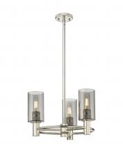 Innovations Lighting 434-3CR-PN-G434-7SM - Crown Point - 3 Light - 18 inch - Polished Nickel - Pendant